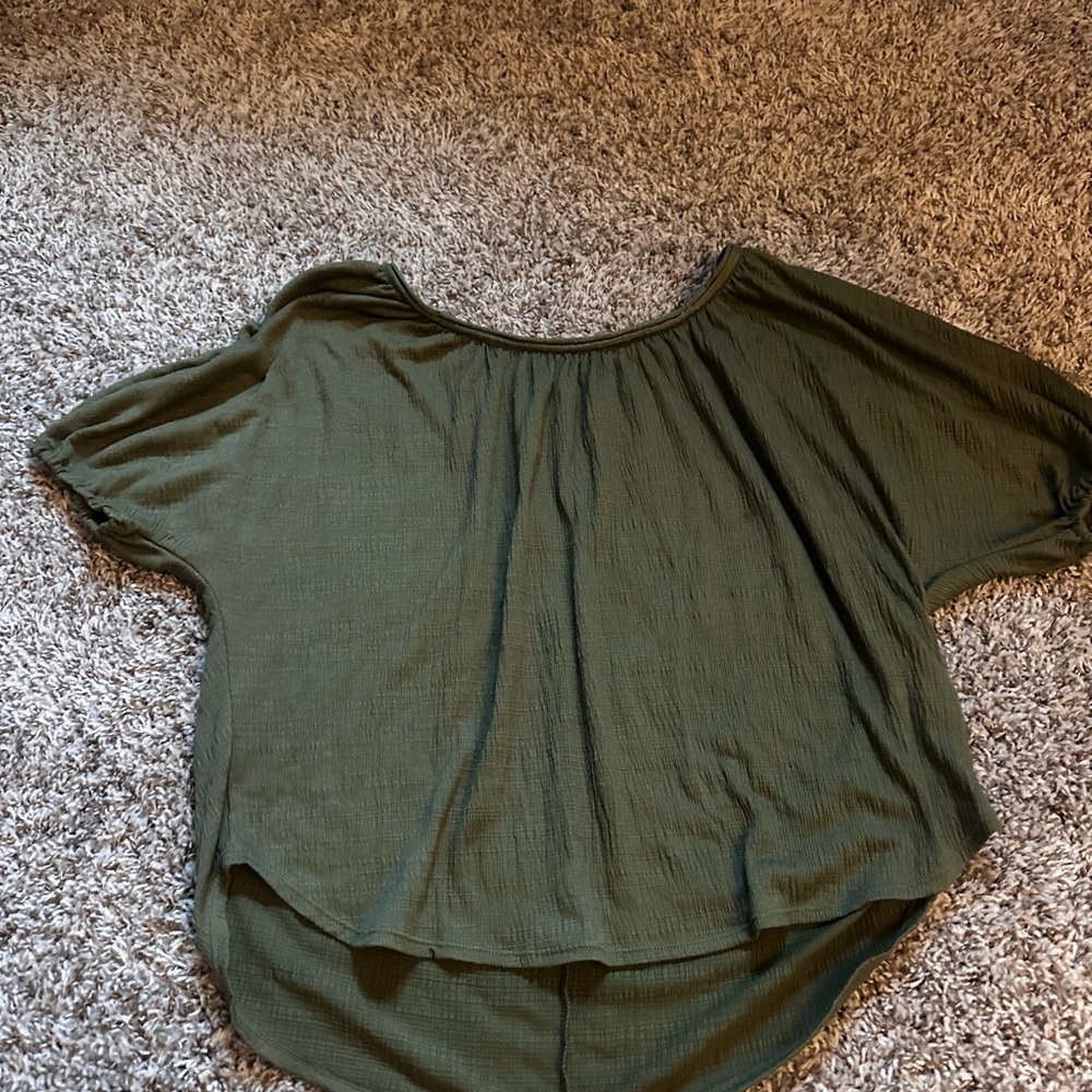Max Studio Forest Green Blouse - image 1